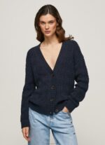 נשים 4N8XB239 Pepe Jeans dulwich קרדיגן פתוח עם צווארון V