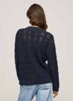 ⁦נשים 4N8XB239 Pepe Jeans dulwich קרדיגן פתוח עם צווארון V⁩ – תמונה ⁦4⁩