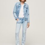 נשים 4N8XB23 Pepe Jeans דֵנִים ונוס ג'ינס בגזרה נמוכה בגזרה רגילה