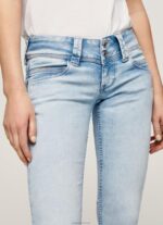 ⁦נשים 4N8XB23 Pepe Jeans דֵנִים ונוס ג'ינס בגזרה נמוכה בגזרה רגילה⁩ – תמונה ⁦3⁩