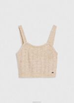 ⁦נשים 4N8XB242 Pepe Jeans לְהַברִיק רצועות סרוגות למעלה⁩ – תמונה ⁦5⁩