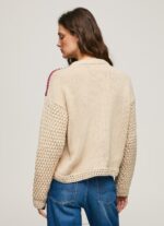 ⁦נשים 4N8XB246 Pepe Jeans לְהַברִיק חולצת צווארון סרוגה של פרקינס⁩ – תמונה ⁦3⁩