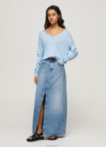 ⁦נשים 4N8XB249 Pepe Jeans מִפרָץ ג'רסי בגזרה רגועה בקו צוואר V⁩ – תמונה ⁦2⁩