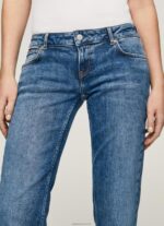 ⁦נשים 4N8XB24 Pepe Jeans דֵנִים ג'ינס ישר בגזרה נמוכה של אלכס⁩ – תמונה ⁦4⁩