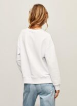 ⁦נשים 4N8XB266 Pepe Jeans לבן מגשר כותנה של יוניון ג'ק⁩ – תמונה ⁦4⁩