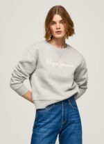 נשים 4N8XB267 Pepe Jeans חוואר אפור מגשר מודפס לוגו