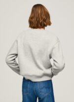 ⁦נשים 4N8XB267 Pepe Jeans חוואר אפור מגשר מודפס לוגו⁩ – תמונה ⁦4⁩