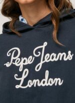 ⁦נשים 4N8XB268 Pepe Jeans dulwich מגשר כותנה לוגו רקום⁩ – תמונה ⁦3⁩