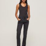 נשים 4N8XB26 Pepe Jeans דֵנִים ג'ינס בכושר רגיל של gen midrise