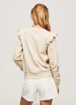 ⁦נשים 4N8XB284 Pepe Jeans לְהַברִיק מגשר כותנה עם סלסולים⁩ – תמונה ⁦4⁩