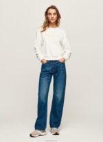 ⁦נשים 4N8XB286 Pepe Jeans לבן מגשר מודפס לוגו⁩ – תמונה ⁦2⁩