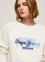 ⁦נשים 4N8XB287 Pepe Jeans מוּס מגשר כותנה קצוץ⁩ – תמונה ⁦3⁩