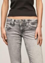 ⁦נשים 4N8XB28 Pepe Jeans דֵנִים ונוס ג'ינס בגזרה נמוכה בגזרה רגילה⁩ – תמונה ⁦3⁩