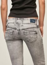 ⁦נשים 4N8XB28 Pepe Jeans דֵנִים ונוס ג'ינס בגזרה נמוכה בגזרה רגילה⁩ – תמונה ⁦4⁩