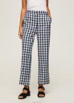 ⁦נשים 4N8XB290 Pepe Jeans רַב מכנסיים משובצים ג'ינג'מיים ישרים⁩ – תמונה ⁦2⁩