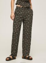 ⁦נשים 4N8XB292 Pepe Jeans רַב מכנסיים רחבים בהדפס פרחים⁩ – תמונה ⁦2⁩
