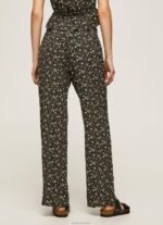 ⁦נשים 4N8XB292 Pepe Jeans רַב מכנסיים רחבים בהדפס פרחים⁩ – תמונה ⁦4⁩