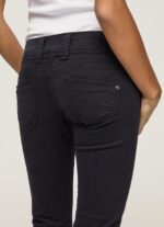 ⁦נשים 4N8XB298 Pepe Jeans שָׁחוֹר ג'ינס ונוס ונוס בהתאמה ישרה עם מותניים נמוכים⁩ – תמונה ⁦5⁩