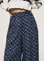 ⁦נשים 4N8XB300 Pepe Jeans רַב מכנסיים רחבים מודפסים⁩ – תמונה ⁦4⁩