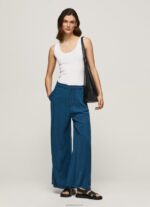 נשים 4N8XB302 Pepe Jeans אוקיינוס מכנס רחב שקית נייר