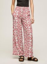 ⁦נשים 4N8XB304 Pepe Jeans רַב מכנסיים רחבים בהדפס פרחים⁩ – תמונה ⁦2⁩