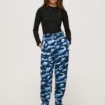 נשים 4N8XB305 Pepe Jeans רַב מכנסיים בהדפס הסוואה