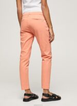 ⁦נשים 4N8XB308 Pepe Jeans אפרסק מכנסי צ'ינו רגילים של maura⁩ – תמונה ⁦4⁩