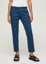 ⁦נשים 4N8XB309 Pepe Jeans אוקיינוס מכנסי צ'ינו רגילים של maura⁩ – תמונה ⁦2⁩