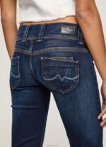 ⁦נשים 4N8XB30 Pepe Jeans דֵנִים ונוס ג'ינס בגזרה נמוכה בגזרה רגילה⁩ – תמונה ⁦5⁩