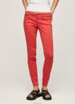 ⁦נשים 4N8XB315 Pepe Jeans סטודיו אדום מכנסי סקיני קלאסיים⁩ – תמונה ⁦2⁩