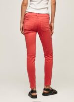 ⁦נשים 4N8XB315 Pepe Jeans סטודיו אדום מכנסי סקיני קלאסיים⁩ – תמונה ⁦4⁩