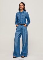 ⁦נשים 4N8XB320 Pepe Jeans דֵנִים חולצת ג'ינס בגזרה דקיקה⁩ – תמונה ⁦2⁩