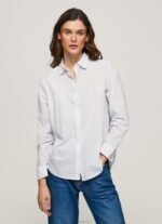 נשים 4N8XB324 Pepe Jeans מִפרָץ חולצת וואל מכותנה פסים