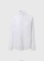 ⁦נשים 4N8XB324 Pepe Jeans מִפרָץ חולצת וואל מכותנה פסים⁩ – תמונה ⁦5⁩