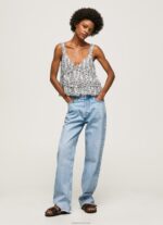 ⁦נשים 4N8XB334 Pepe Jeans רַב גופייה בהדפס פרחים⁩ – תמונה ⁦2⁩