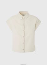 ⁦נשים 4N8XB339 Pepe Jeans דֵנִים חולצת ג'ינס עם שרוולים קצרים⁩ – תמונה ⁦5⁩