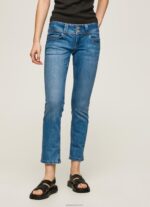 ⁦נשים 4N8XB33 Pepe Jeans דֵנִים ג'ינס עם מותניים נמוכים ונוס בהתאמה רגילה⁩ – תמונה ⁦2⁩