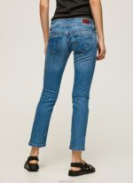 ⁦נשים 4N8XB33 Pepe Jeans דֵנִים ג'ינס עם מותניים נמוכים ונוס בהתאמה רגילה⁩ – תמונה ⁦4⁩