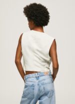⁦נשים 4N8XB346 Pepe Jeans מוּס חזיית בד משולבת⁩ – תמונה ⁦4⁩