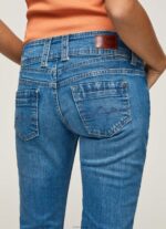 ⁦נשים 4N8XB34 Pepe Jeans דֵנִים ג'ינס בגזרה ישרה באמצע המותן⁩ – תמונה ⁦5⁩