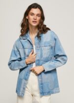 נשים 4N8XB352 Pepe Jeans דֵנִים חולצת ג'ינס בכושר רגיל