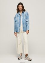 ⁦נשים 4N8XB352 Pepe Jeans דֵנִים חולצת ג'ינס בכושר רגיל⁩ – תמונה ⁦4⁩