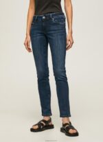 ⁦נשים 4N8XB35 Pepe Jeans דֵנִים ג'ינס חדש בגזרת ברוק באמצע המותן⁩ – תמונה ⁦2⁩