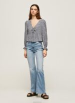 ⁦נשים 4N8XB364 Pepe Jeans רַב חולצה מודפסת לוגו בכל רחבי⁩ – תמונה ⁦2⁩