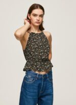⁦נשים 4N8XB366 Pepe Jeans רַב גופייה בהדפס פרחים⁩ – תמונה ⁦3⁩