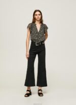 ⁦נשים 4N8XB367 Pepe Jeans רַב חולצת שיפון בהדפס פרחים⁩ – תמונה ⁦2⁩