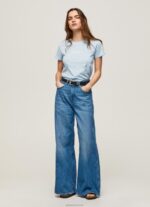 ⁦נשים 4N8XB382 Pepe Jeans מִפרָץ חולצה מודפסת⁩ – תמונה ⁦2⁩