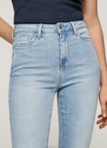 ⁦נשים 4N8XB38 Pepe Jeans דֵנִים ג'ינס סקיני בכושר דיון גבוה⁩ – תמונה ⁦3⁩