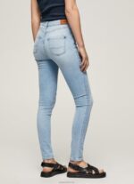 ⁦נשים 4N8XB38 Pepe Jeans דֵנִים ג'ינס סקיני בכושר דיון גבוה⁩ – תמונה ⁦4⁩