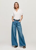 ⁦נשים 4N8XB397 Pepe Jeans לבן חולצת פולו⁩ – תמונה ⁦2⁩